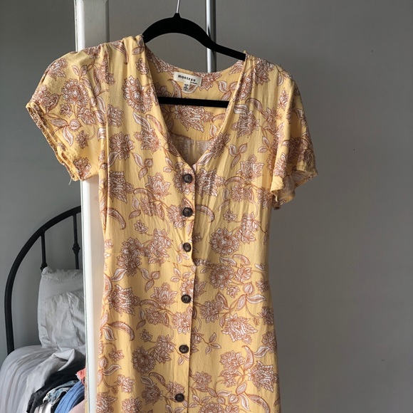 Midi yellow dress from Monteau size S - Picture 2 of 2